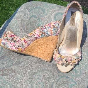 Steve madden paisley wedges